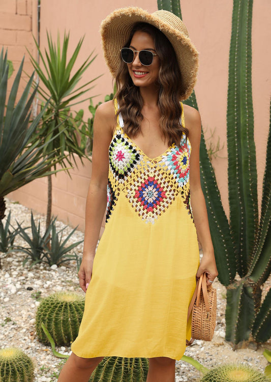 Solara Boho Crochet Dress