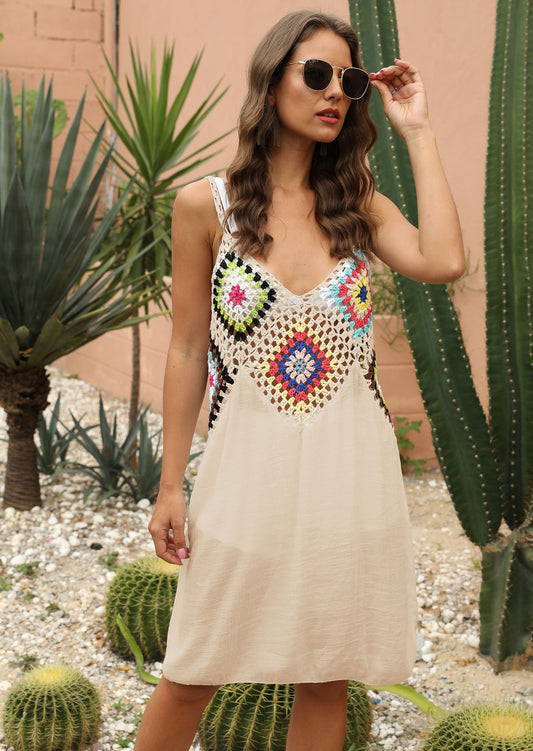 Solara Boho Crochet Dress